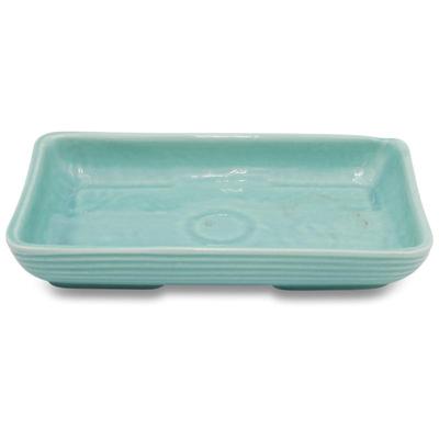 Ceramic Rectangular Turquoise Plate Dish