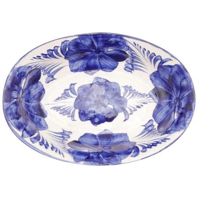 Talavera Guanajuato Hand Painted Ceramic Oval Plate