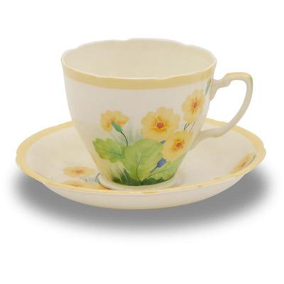 Vintage Plant Tuscan China Tea Cup & Saucer