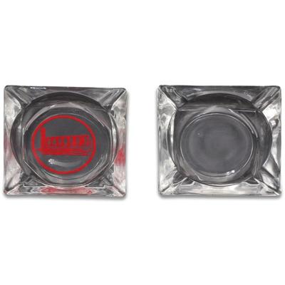 Lot Of 2 Glass Casino Ashtrays