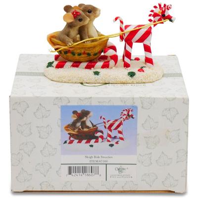 Charming Tails "Sleigh Ride Sweeties" Figurine by Fitz & Floyd