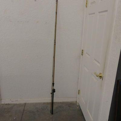 Vintage Zebco Crappie Cane Stick ZPC122 2-Piece 12' Rod with Zebco 11T Classic Reel