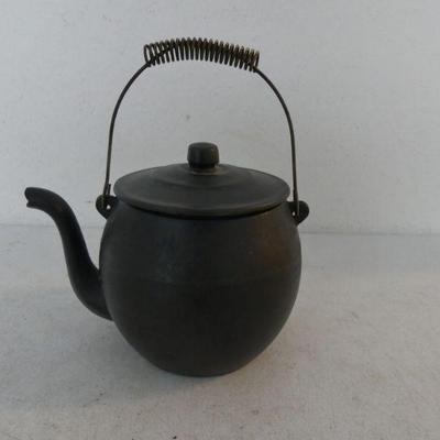 Vintage MCM McCoy Kookie Kettle Bale Handle Tea Pot
