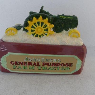 Vintage Gibson John Deere 1924 Model D Tractor Ceramic Cookie Jar