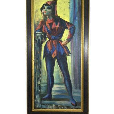 Vintage Eden Harlequin
56 x 26 x 1
Estimate:  $500-$700