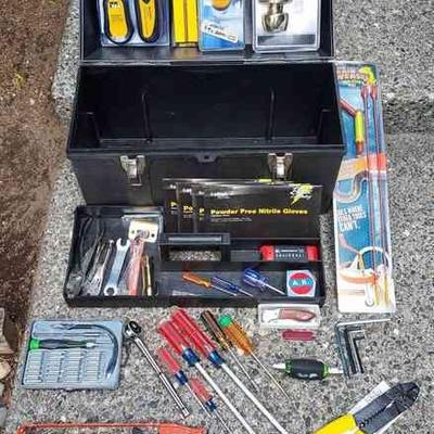 Professional Tuff-Box Tool Box With Assortment Of Tools
