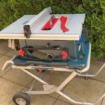 Bosch Table Saw GTA47W Gravity Rise Table
