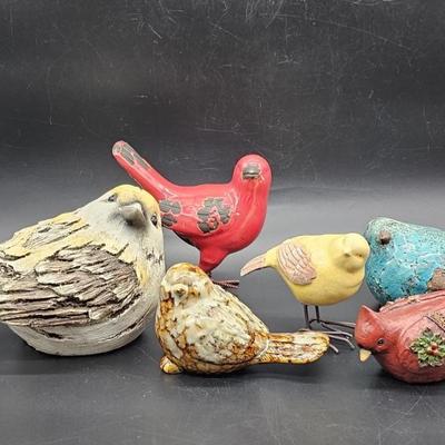 Ceramic Bird Decor, as pictured