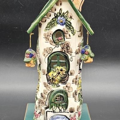 'Sunflower House' Whimsical Ceramic Decor
