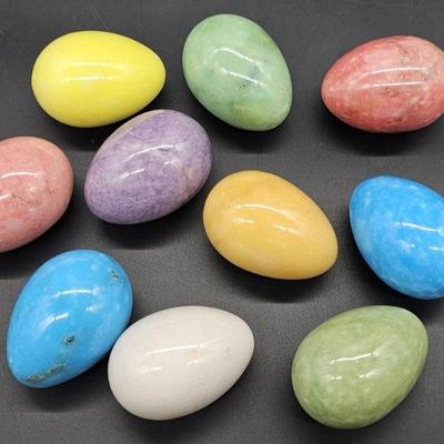 Selection of Polished Stone Eggs