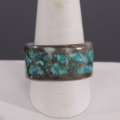 sterling and turquoise ring