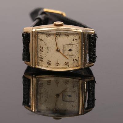 Art Deco gent's tank watch