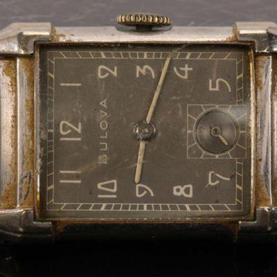 Art Deco Bulova gent's tank watch