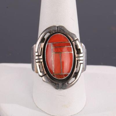 Gilbert Nelson Native American sterling ring