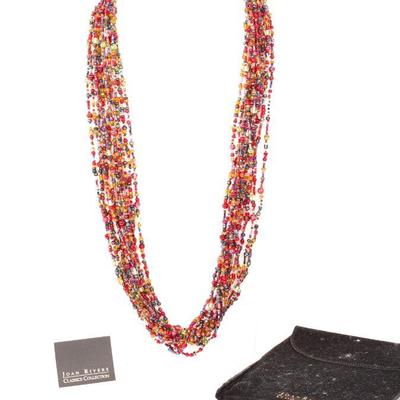 Joan Rivers beaded  necklace