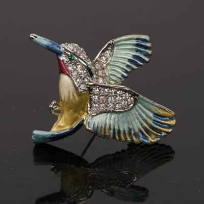 Vintage Hummingbird Brooch