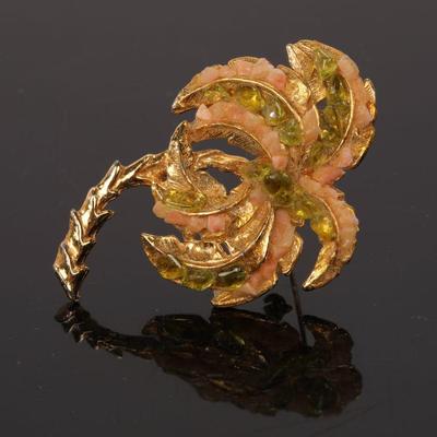 Vintage Palm Tree Brooch