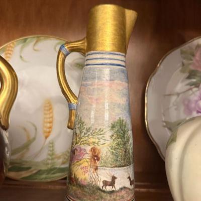 1901 Hand Painted Pitcher