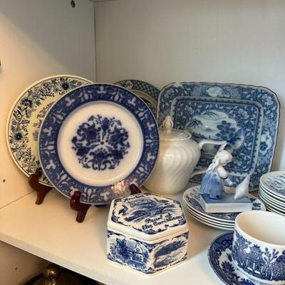 Blue Transferware
