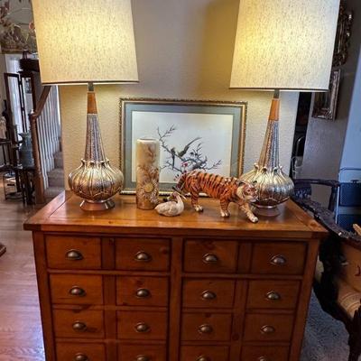 Mid-Century Onion Lamps