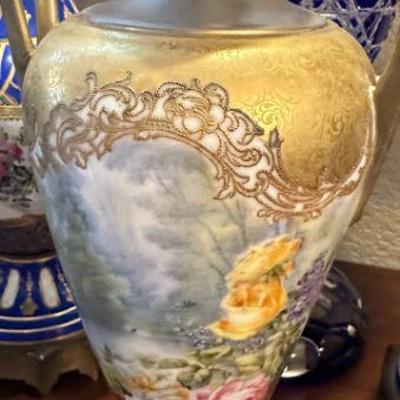 French Limoges Vase