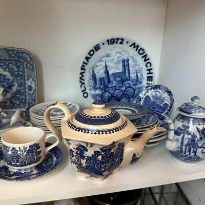 Blue Transferware
