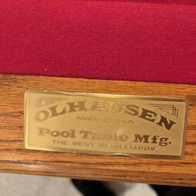 Awesome full-size pool table. Excellent condition Price to sell with accessories
