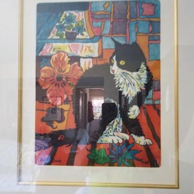 Serigraph, limited edition, signed by artist Heine Baux