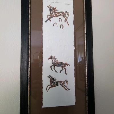 Lithograph - signed King Kuka