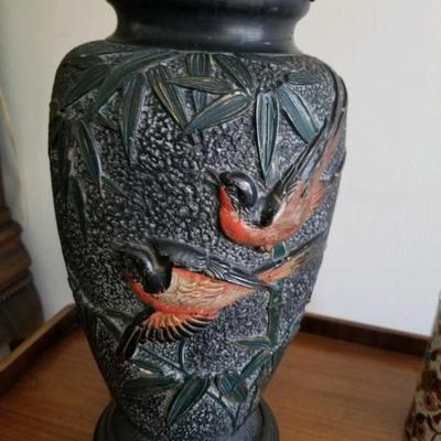 Tokanabe ware lamp - early 20th century