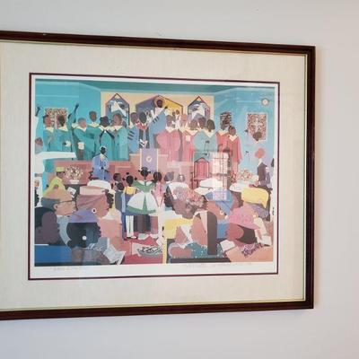JESUS LOVES ME BY VANETTE HONEYWOOD LIMITED EDITION SERIGRAPH 1983