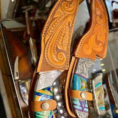 Limited edition inlay custom knife