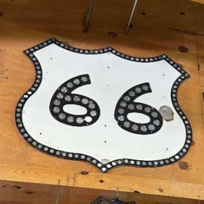 HUGE Route 66 decommissioned highway sign