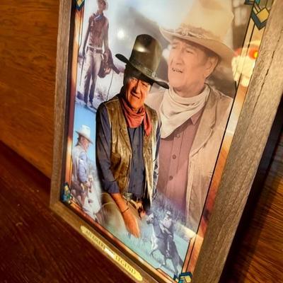 large collection of John Wayne memorabelia
