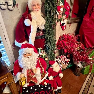 Large standing Santas