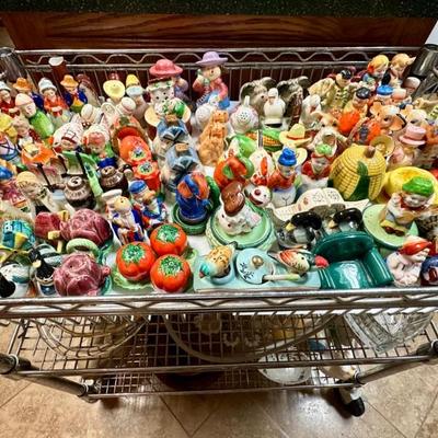 vintage salt and pepper - most are from the 40's and occupied Japan era 