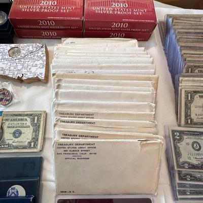 Various mint proof sets