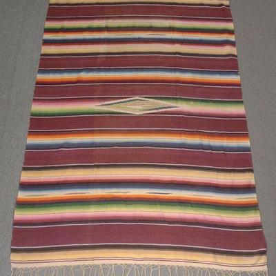 Saltillo Sarape Blanket, Northern Mexico