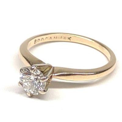 Brogan 14K Gold 1/2 ct Diamond Ring (sz 5.25)