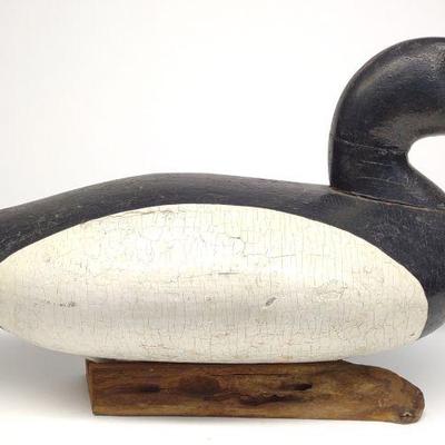 James T. Holly Bluebill Drake Duck Decoy