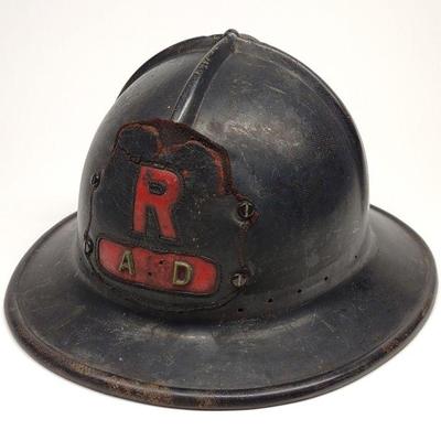 Vintage Annapolis Fire Dept. Fiberglass Helmet