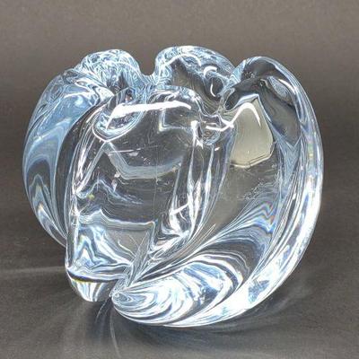 Orrefors Edvin Ohrstrom Signed Art Glass Vase