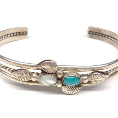 Pauline Begay Navajo Sterling & Turquoise Bracelet