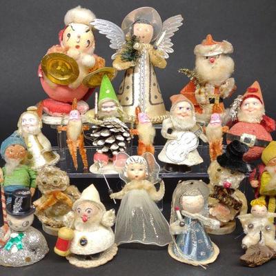20 Vintage Japan Christmas Pipe Cleaner Ornaments