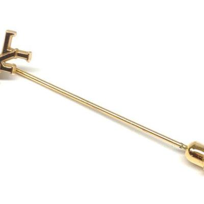 10K Gold "KKT" Letter Stick Pin