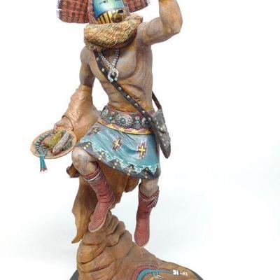 Raymond Chee Hopi Kachina Sculpture (21" tall)