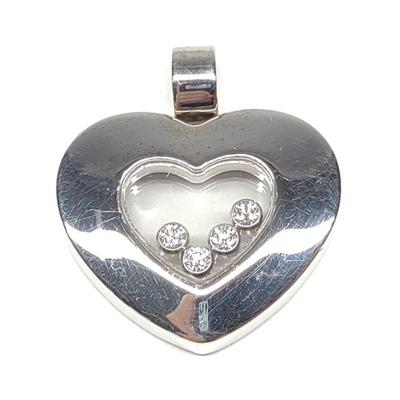 Chopard 18K Happy Diamond White Gold Pendant