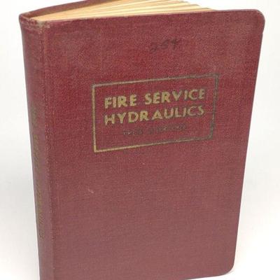 1941 Fire Service Hydraulics Book by Fred Shepperd