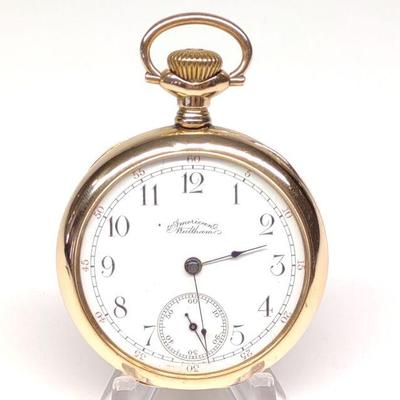 1895 14K Gold Waltham Model 1888 Pocket Watch