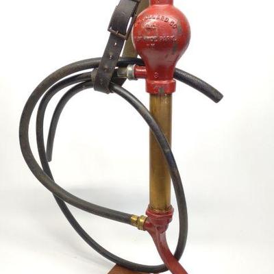 Vtg. JC Pollard NY Stirrup Fire Pump Extinguisher